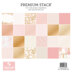 American Crafts DCWV Single-Sided Cardstock Stack 12"X12" 48/Pkg - Blush, 24 Designs/2 Each, 12 W/Foil