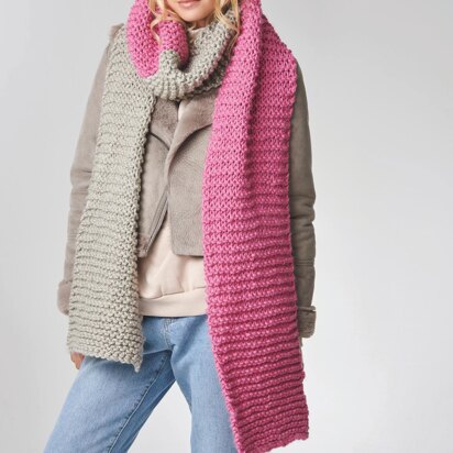 Bentja Scarf in Schachenmayr Bravo Big - S10769 - Downloadable PDF