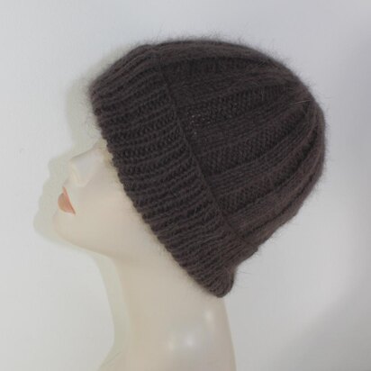 Fluffy 3x3 Rib Beanie Hat