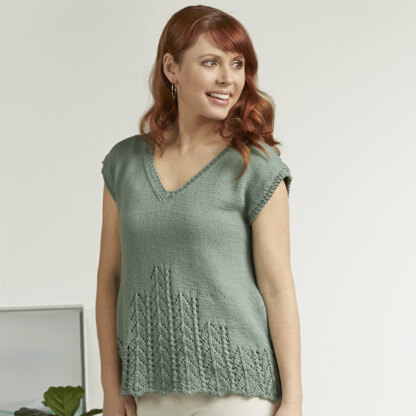 971 Ibis - Jumper Knitting Pattern for Women in Valley Yarns Granville