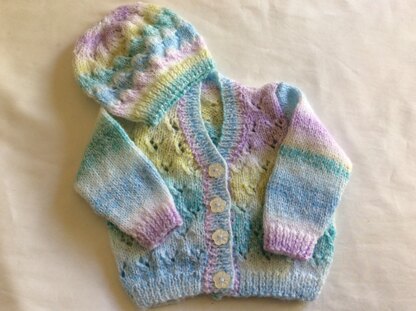 Rainbow Drops cardigan