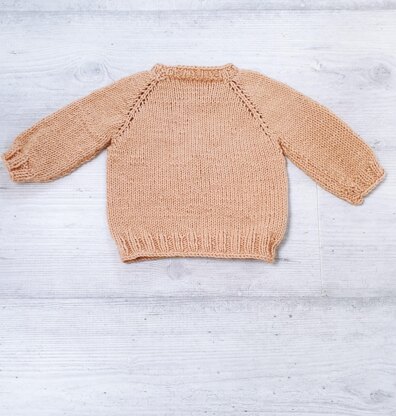 Teddy Bear Top Down Jumper 0-2 yr