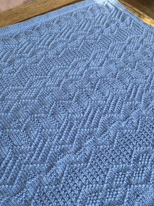 Zig Zag Sampler Blanket