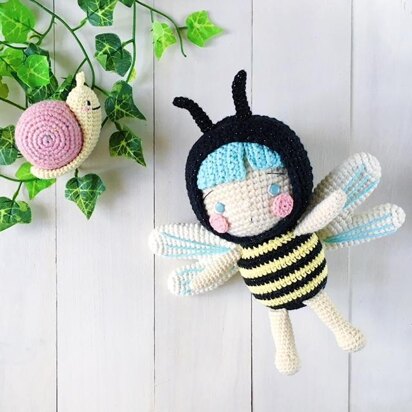 Mori the Bee Fairy amigurumi by Amigurumei