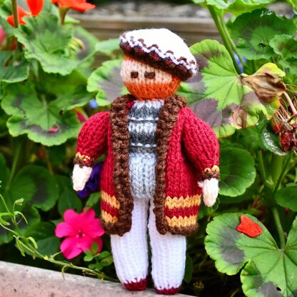 King Henry VIII Doll Knitting Pattern - Toy Knitting Pattern