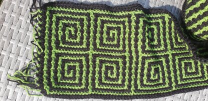 Meandering Mosaic Scarf