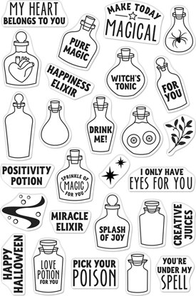 Hero Arts Clear Stamps 4"X6" - Pure Magic