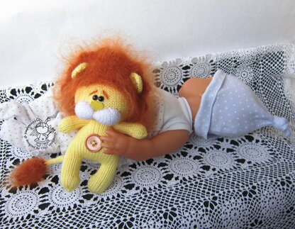 Toy for sleep. Lion  for small babies