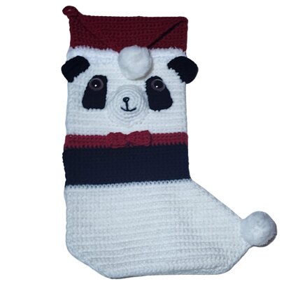 Panda Christmas Stocking