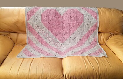 Heart quilt