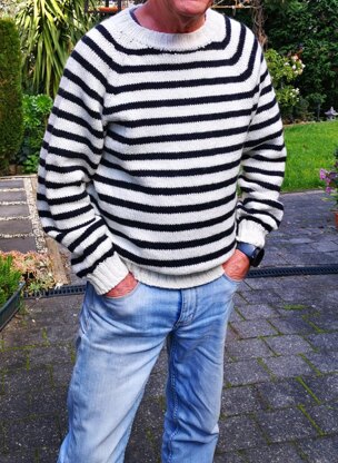 Stripe Vines Sweater