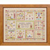 Historical Sampler Company 123 Count With Me Birth Sampler Cross Stitch Kit - 42cm x 36cm