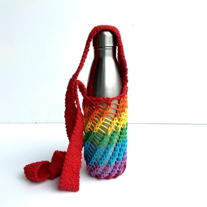 Rainbow Cotton Bottle Sling