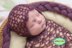 Newborn Dainty Lace Bonnet Hat and Photography Wrap