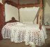 1:12th scale lace 4-poster bed cover
