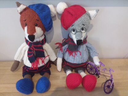 Red Fox Toy knitting pattern