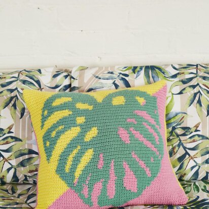 Tropical Leaf Cushion