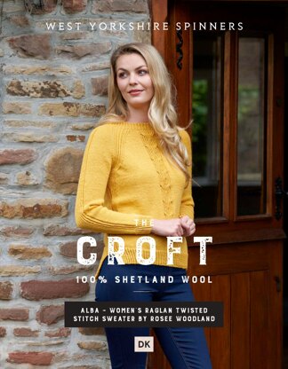 Alba Raglan Sweater in West Yorkshire Spinners The Croft DK - DBP0044 - Downloadable PDF