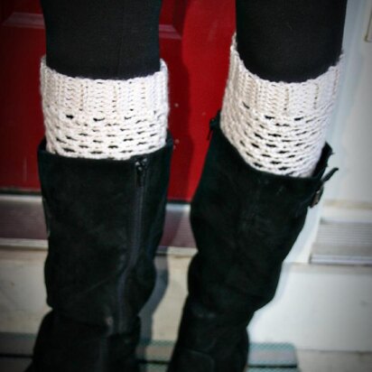 Fishnet Boot Cuffs