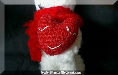 Crochet Baby Heart Amigurumi Pattern For Christmas Valentine