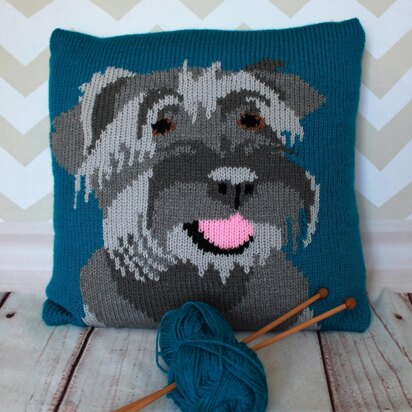 Miniature Schnauzer Cushion Cover