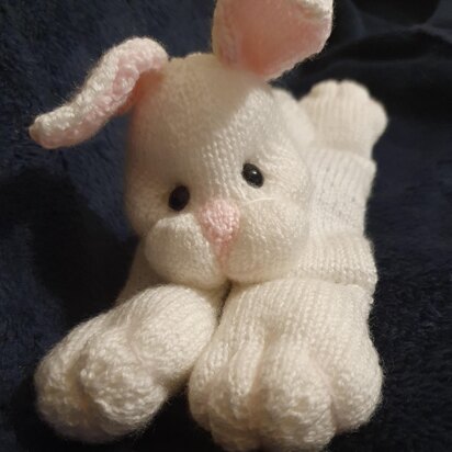 Lavender Pillow Pets - Rosie The Rabbit - knitting pattern