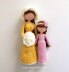 Mother & Daughter Willow Tree Inspired Dolls