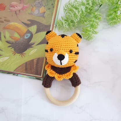 Tiger Baby Rattle