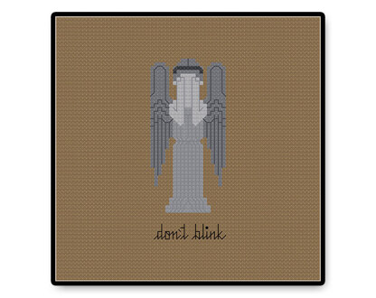 Don't Blink - PDF Cross Stitch Pattern