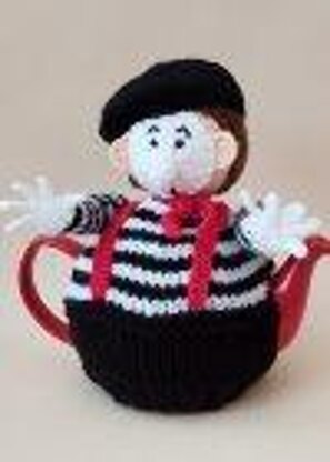 Mime Artist Tea Cosy