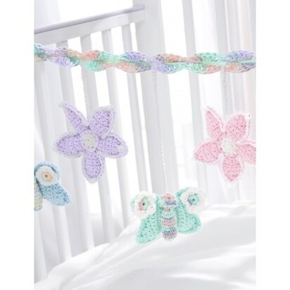 Baby's Crib Mobile in Lily Sugar 'n Cream Solids