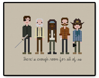 The Walking Dead Season Four Prison - PDF Cross Stitch Pattern