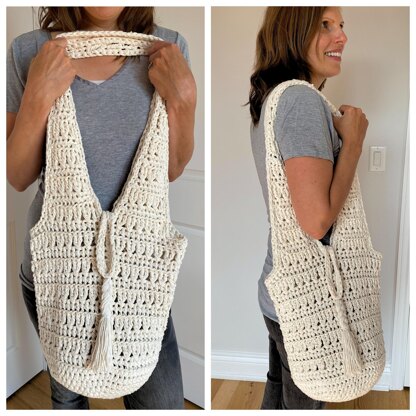 Crochet Bag Pattern: Makes-Me-Treble Tote Bag