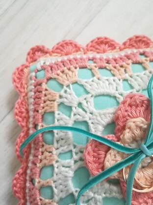 Boho wedding ring pillow