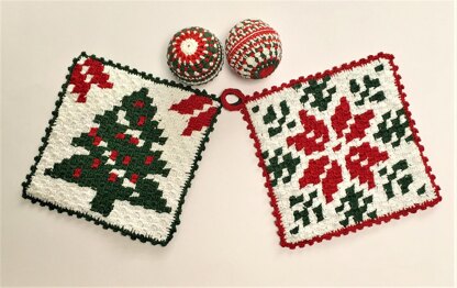 Potholder Christmas Star