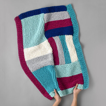 Children's Comforter - Free Knitting Pattern For Home in Paintbox Yarns ...