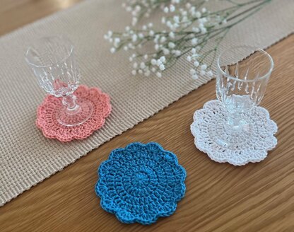 Single Daisy Coaster