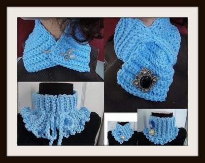 Gorgeous Versatile 4-in1 Neckwarmer | Crochet Pattern by Ashton11