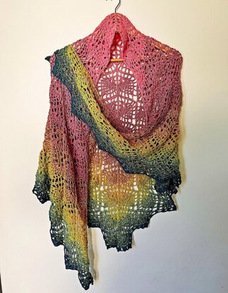 Vintage Pineapple Shawl