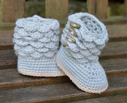 Scalloped Booties