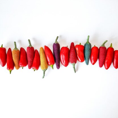 My Crochet Kitchen Chillies