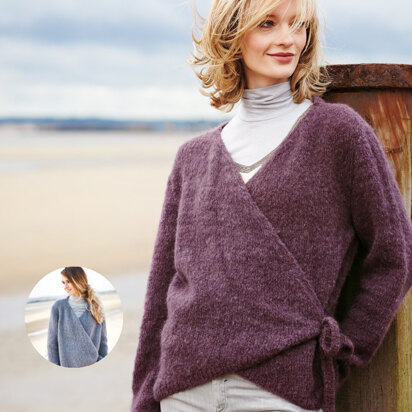 Wrap Cardigan in Rico Luxury Volumi - 758 - Downloadable PDF