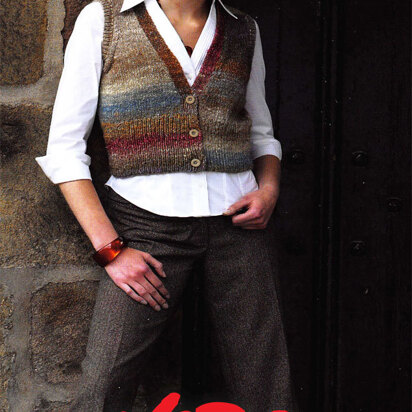 Waistcoat in Noro Silk Garden - Downloadable PDF - knitting pattern