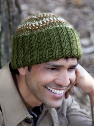 His Tri-Color Hat in Caron Simply Soft - Downloadable PDF