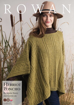 Herriot Poncho in Rowan Moordale - ZB297-00008-UK - Downloadable PDF