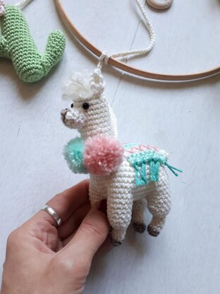 Llama baby mobile