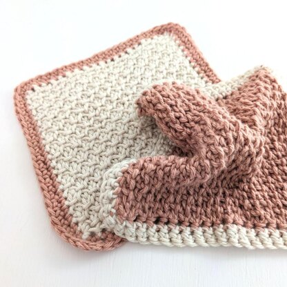 Tunisian Honeycomb Washcloth