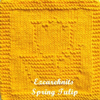 Spring Tulip - knitting pattern