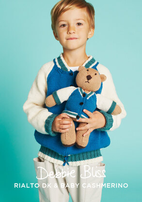 Billy Jacket and Buddy Bear - Knitting Pattern in Debbie Bliss Rialto DK & Baby Cashmerino