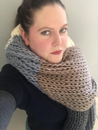 Knitted Blanket Scarf Pattern